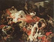 Eugene Delacroix, the death of sardanapalus